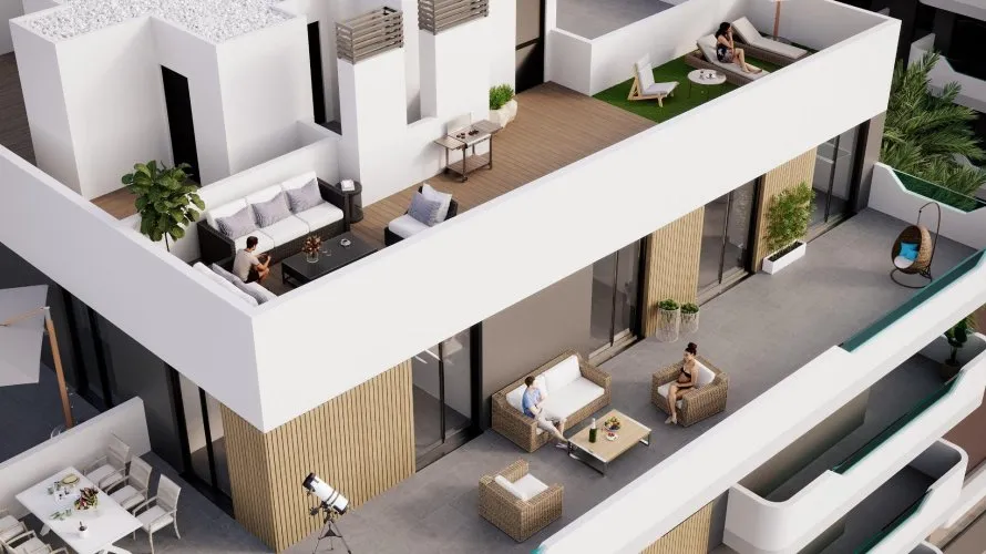 Apartamento de 2 dormitorios en Santa Pola, España No. 592 № 1