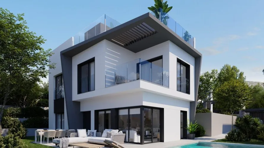 Villa de 4 dormitorios en Villajoyosa, España No. 518