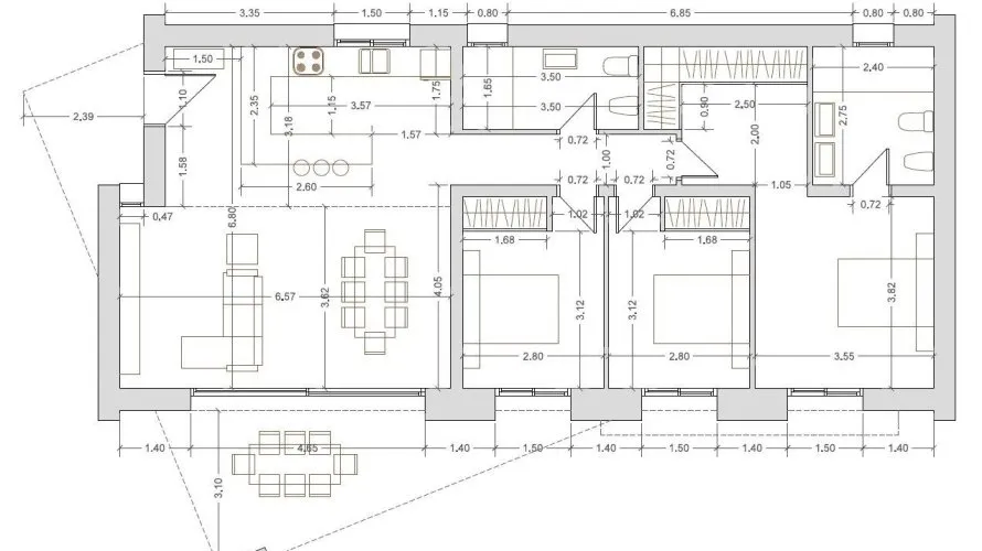 Villa de 3 dormitorios en Calpe, España No. 301 № 2