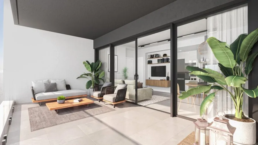 Apartamento de 2 dormitorios en Benidorm, España No. 393 № 8