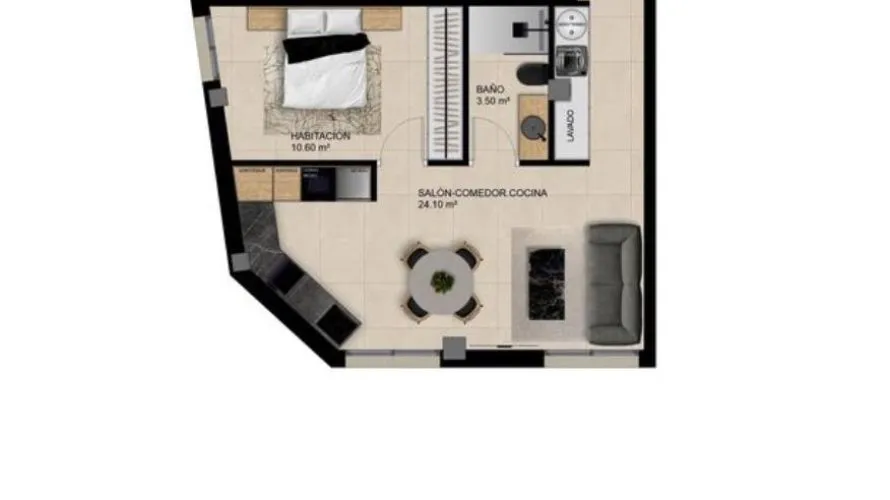 Apartamento de 2 dormitorios en Elche, España No. 1322 № 3