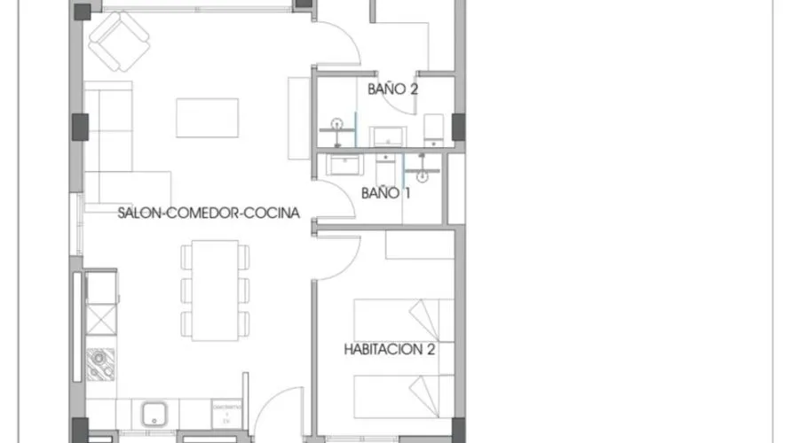 Apartment de 2 chambres à Finestrat, Espagne No. 506 № 7