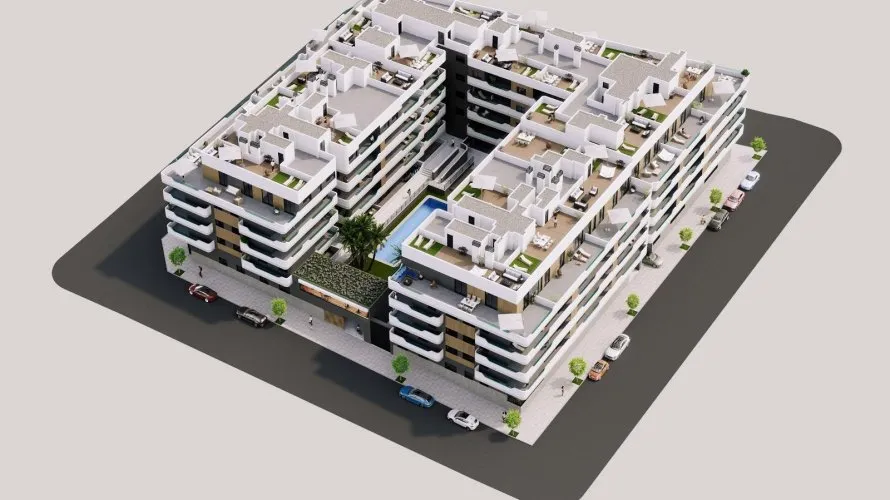 Apartment de 2 chambres à Santa Pola, Espagne No. 611 № 3