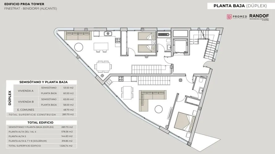 Penthouse de 3 chambres à Finestrat, Espagne No. 517 № 11