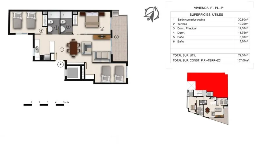 Apartment de 3 chambres à Alegria Residencial XX Torrevieja, Espagne No. 68