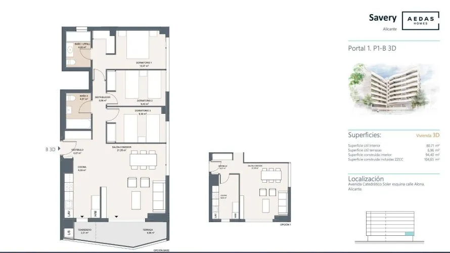 Apartment de 3 chambres à Alicante, Espagne No. 778 № 17