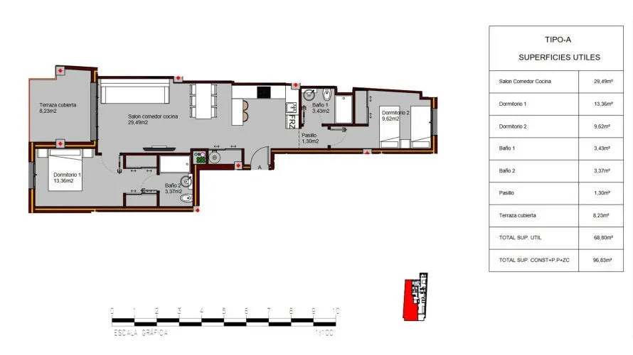 Apartment de 2 chambres à Alegria Residencial XIX Torrevieja, Espagne No. 60