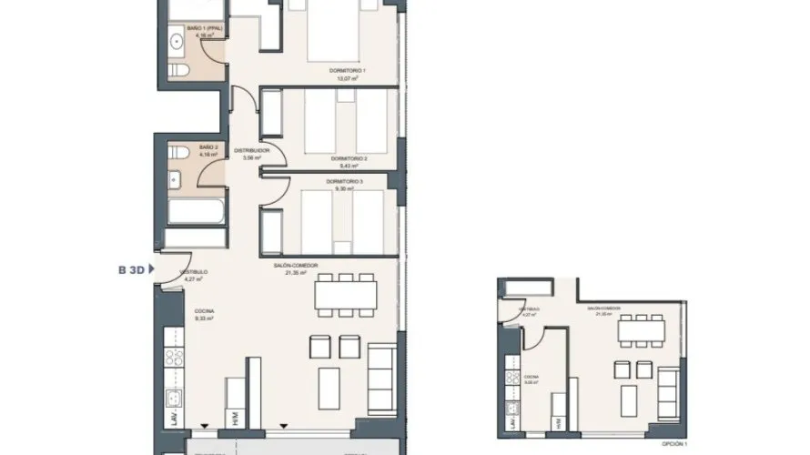 Apartment de 3 chambres à Alicante, Espagne No. 237 № 1