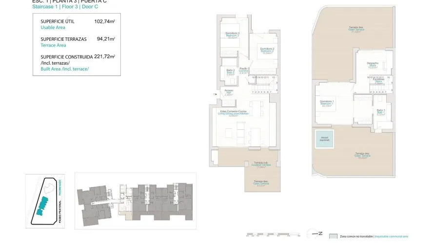 Penthouse de 3 chambres à Villajoyosa, Espagne No. 341 № 16