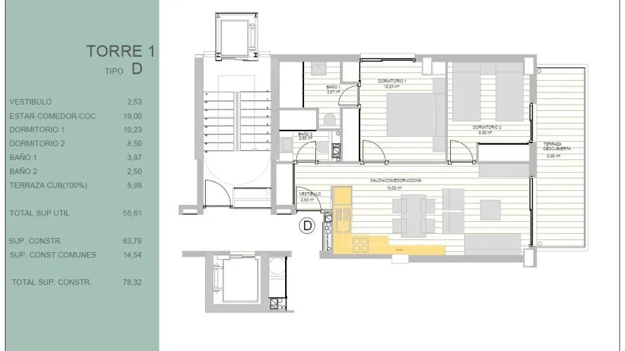 Apartment de 2 chambres à Guardamar del Segura, Espagne No. 1240