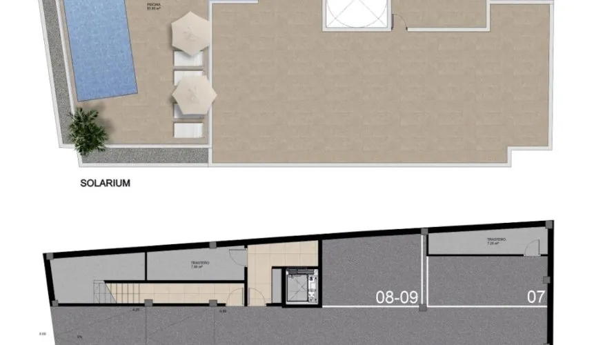 Apartment de 2 chambres à Elche, Espagne No. 1322