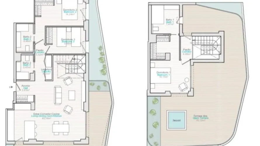 Penthouse de 3 chambres à Villajoyosa, Espagne No. 1902 № 19