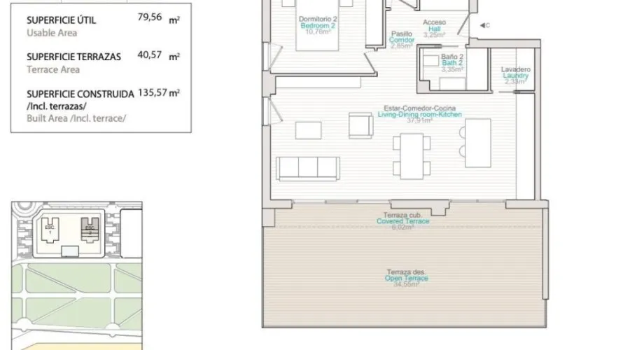 2 bedrooms apartment for sale, Villajoyosa, Spain No. 501 № 15