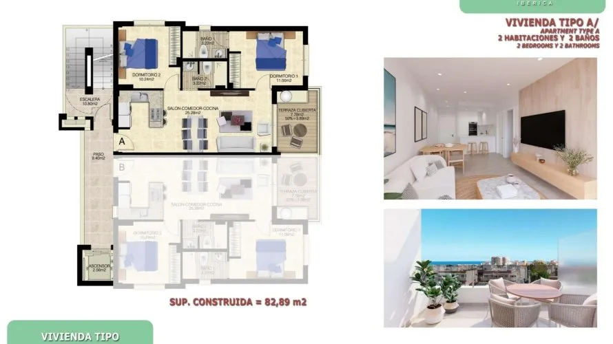 2 bedrooms apartment for sale, Torrevieja, Spain No. 735 № 5