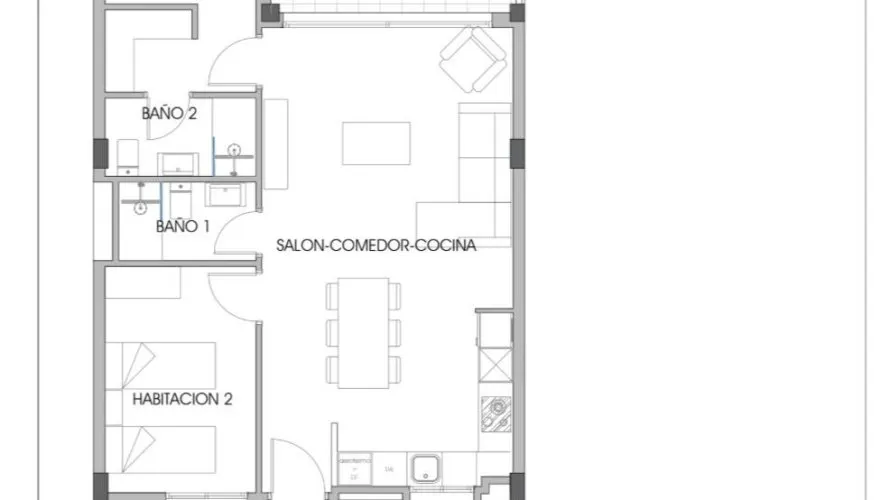 2 bedrooms apartment for sale, Finestrat, Spain No. 506 № 10