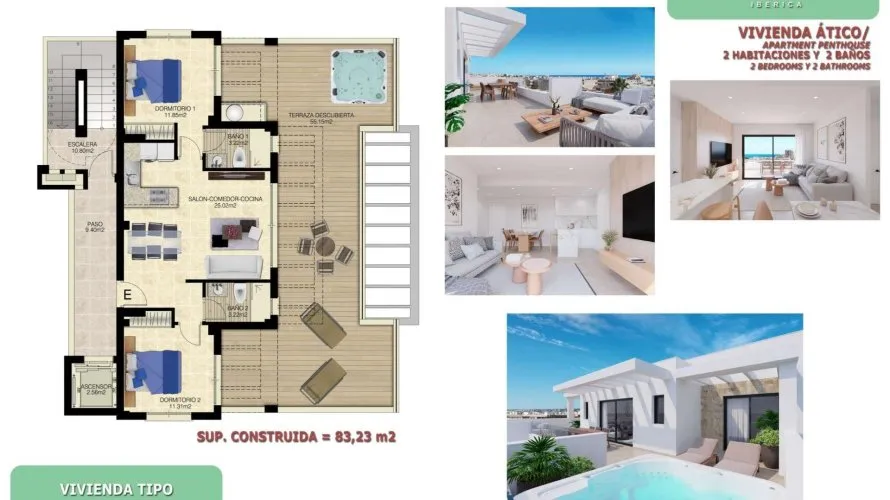 2 bedrooms apartment for sale, Torrevieja, Spain No. 735 № 6