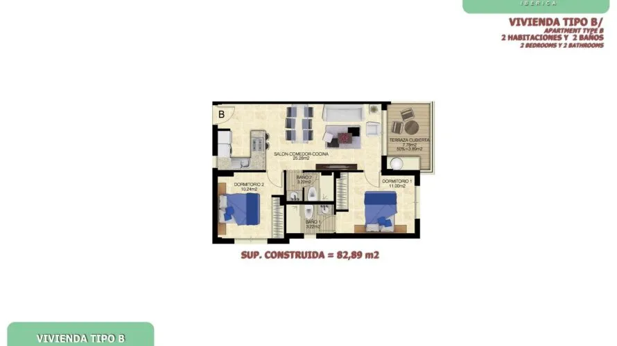 2 bedrooms apartment for sale, Torrevieja, Spain No. 735 № 4