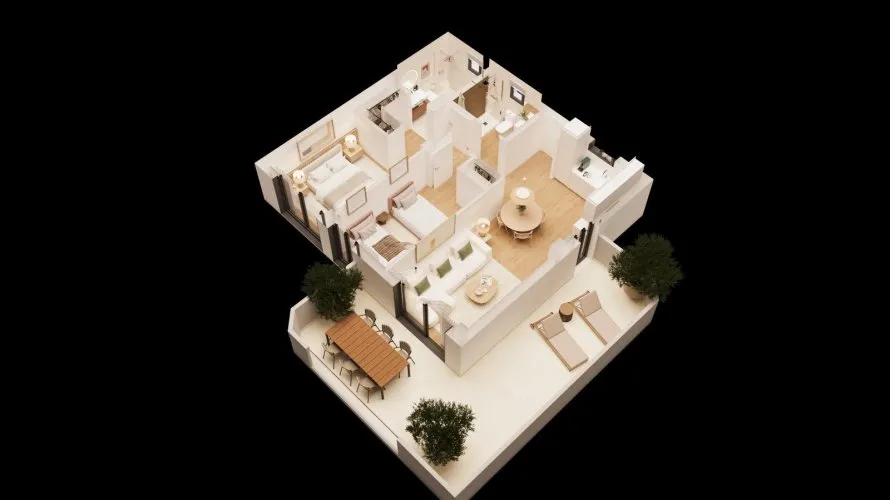 1 bedroom apartment for sale, Finestrat, Spain No. 202 № 10