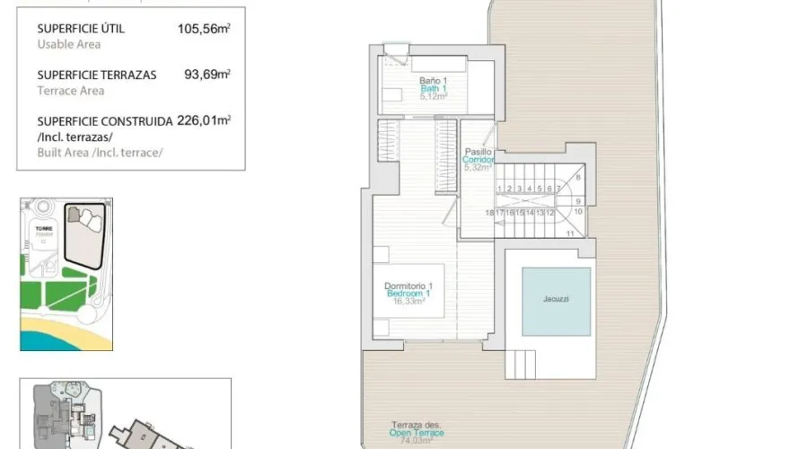 3 bedrooms penthouse for sale, Villajoyosa, Spain No. 1169 № 20